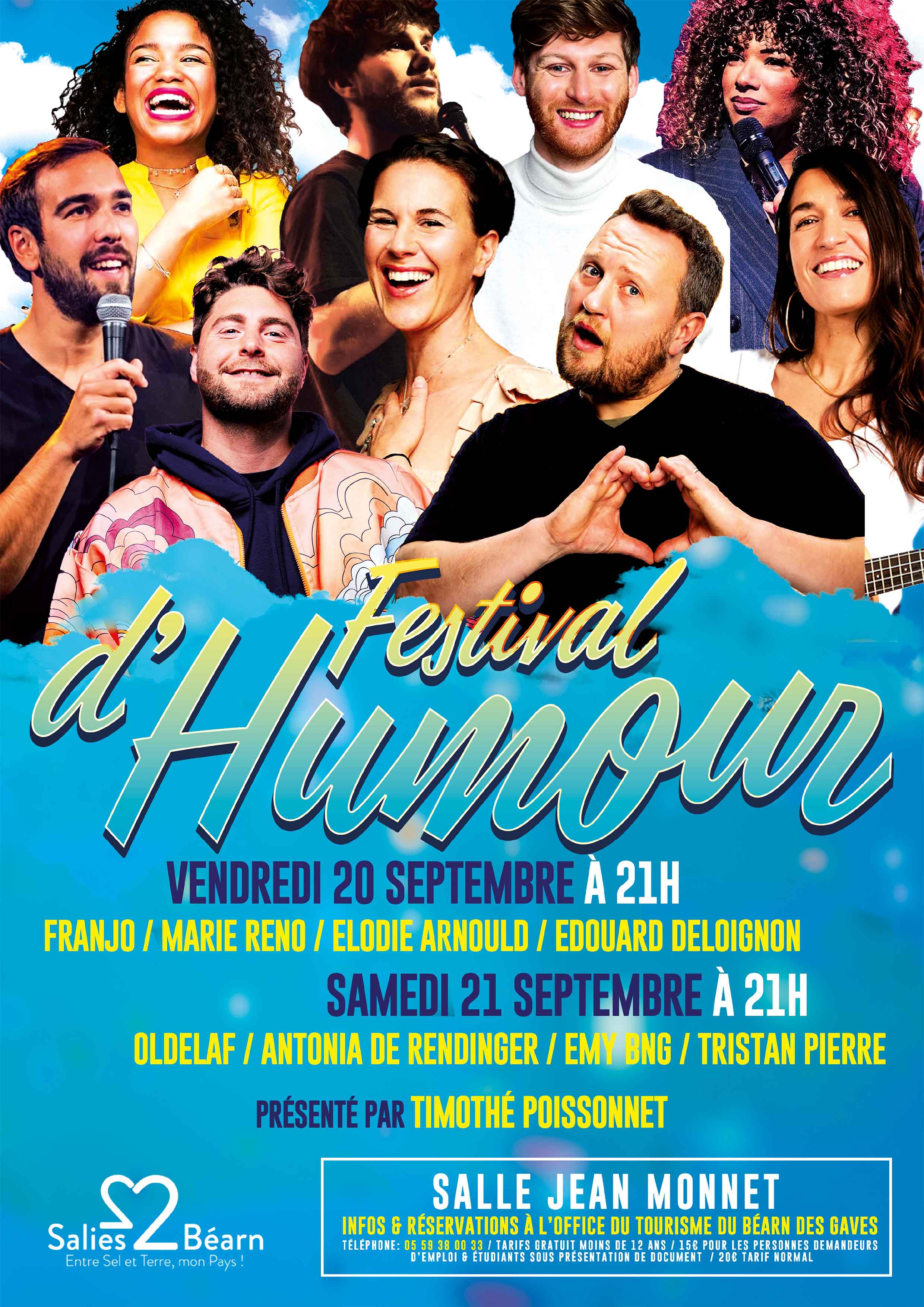 AFFICHE festival humour